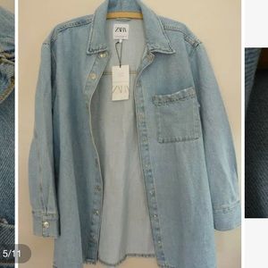 Oversized Zara jean jacket